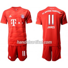 FC Bayern München JAMES 11 Kinder Heim Trikotsatz 2019/20 Kurzarm (+ Kurze Hosen)